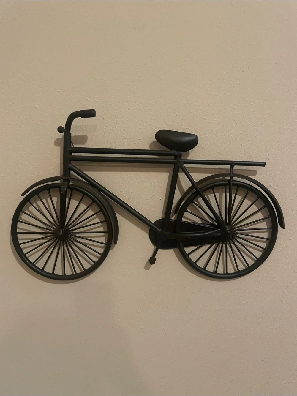 Black Metal Bicycle Wall Decor Set - Home Wall Art